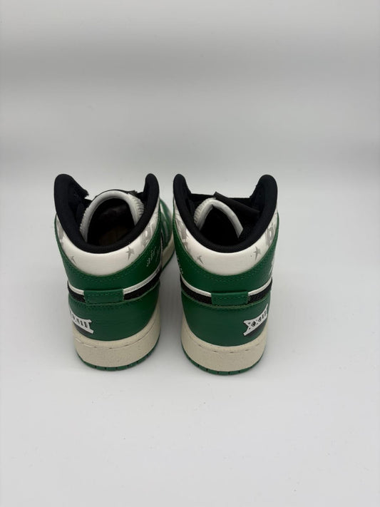 Air Jordan 1 Mid SE (GS) - Peace, Love, Swoosh