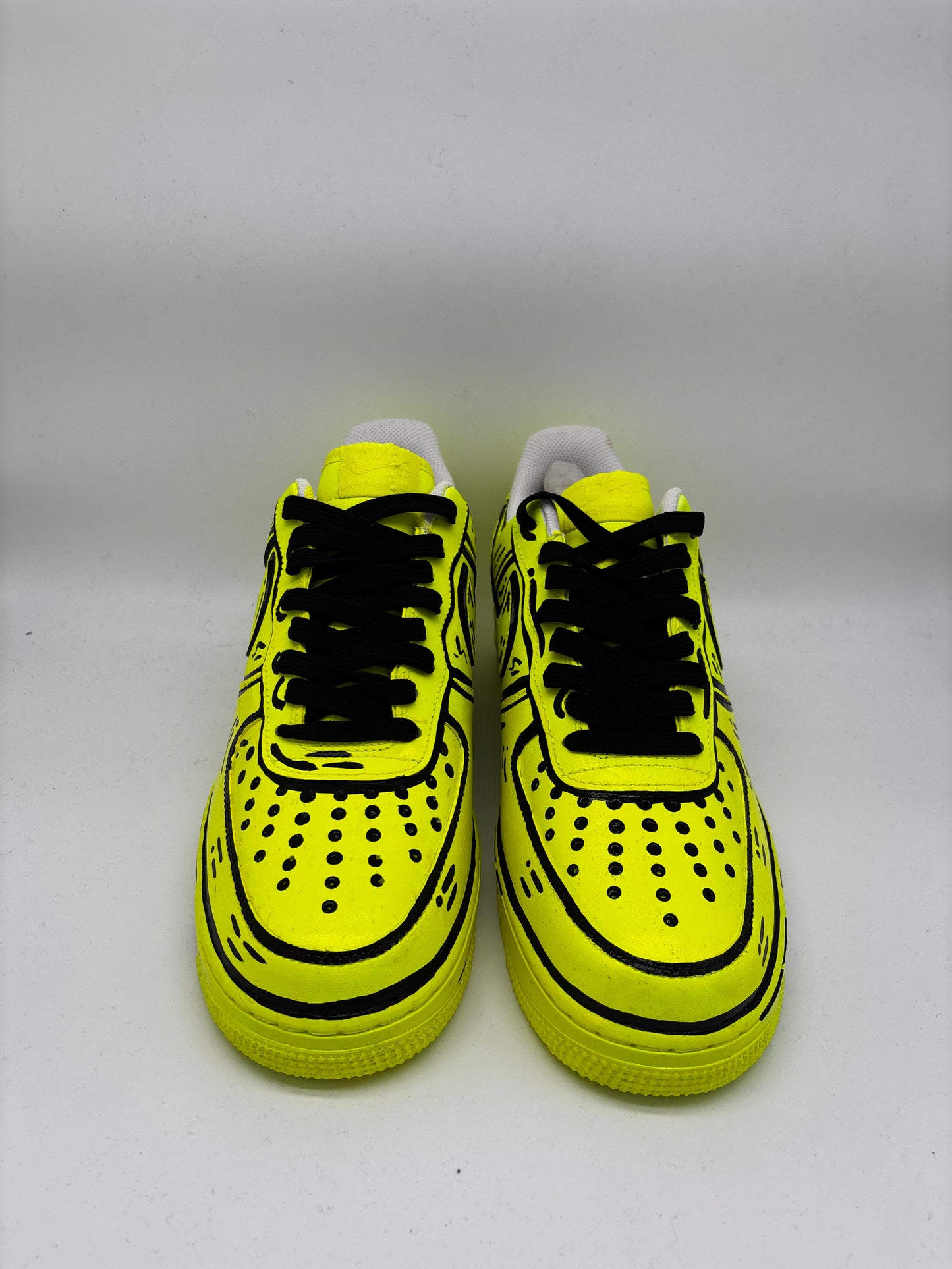 Nike Air Force 1 Custom "Neon Cartoon" – Edizione Limitata Dipinta a Mano