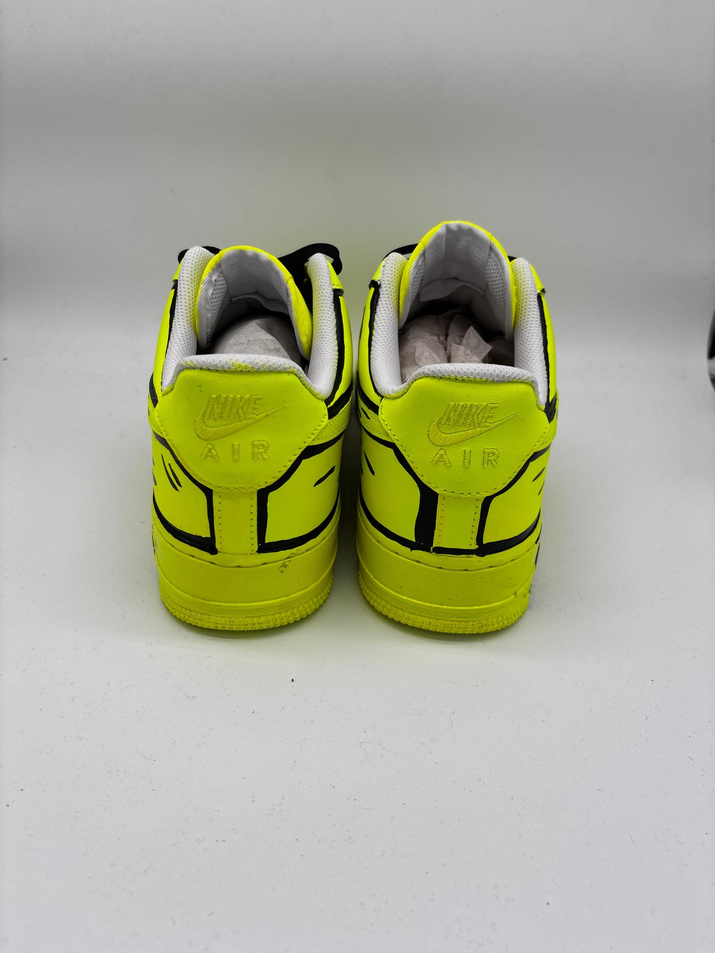 Nike Air Force 1 Custom "Neon Cartoon" – Edizione Limitata Dipinta a Mano