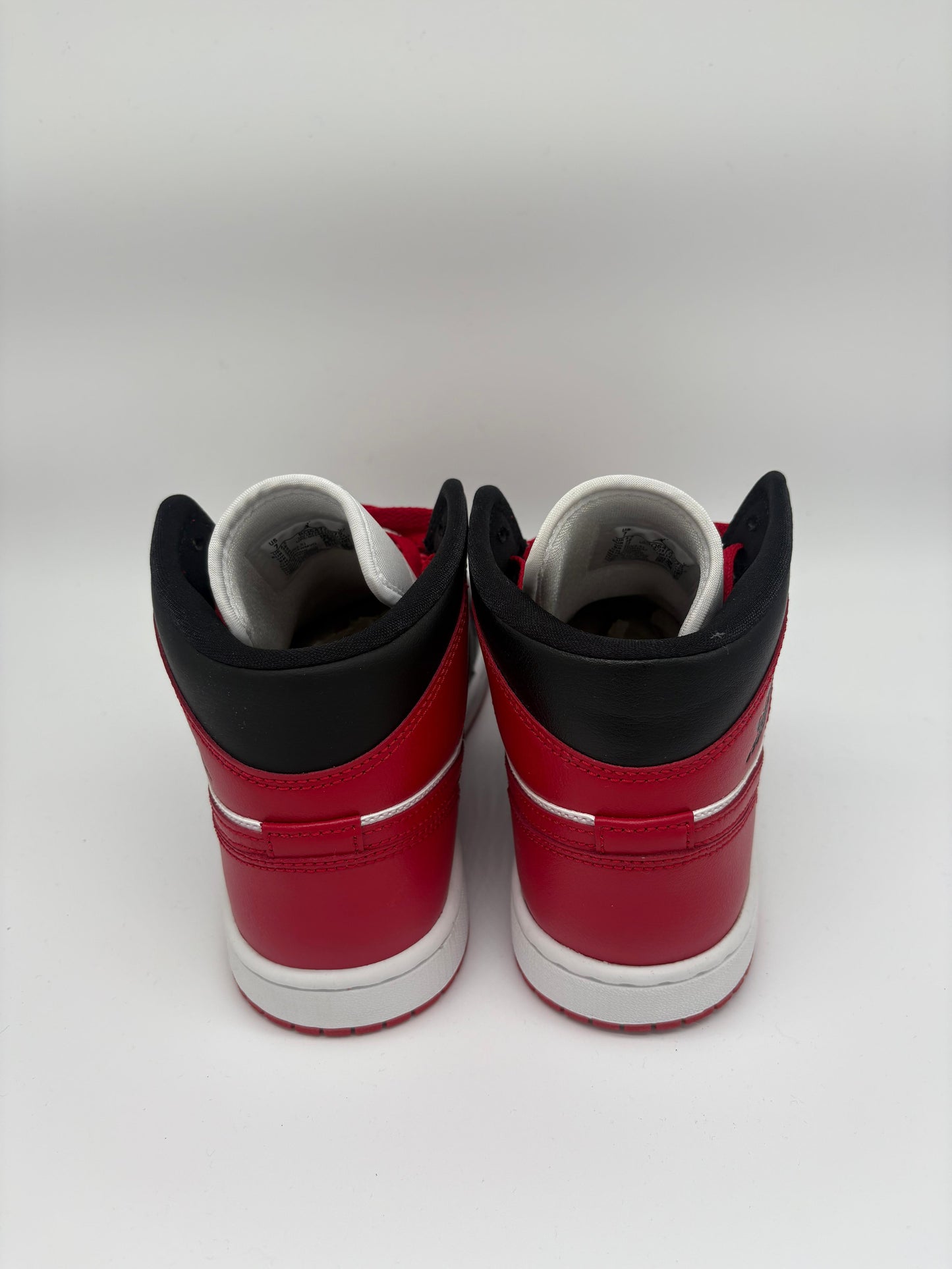 Air Jordan 1 Mid - Black/Gym Red-White