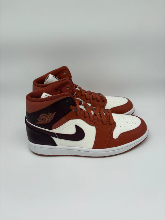 Air Jordan 1 Mid WMNS "Dusty Peach" (Marrone e Crema) - BQ6472 200