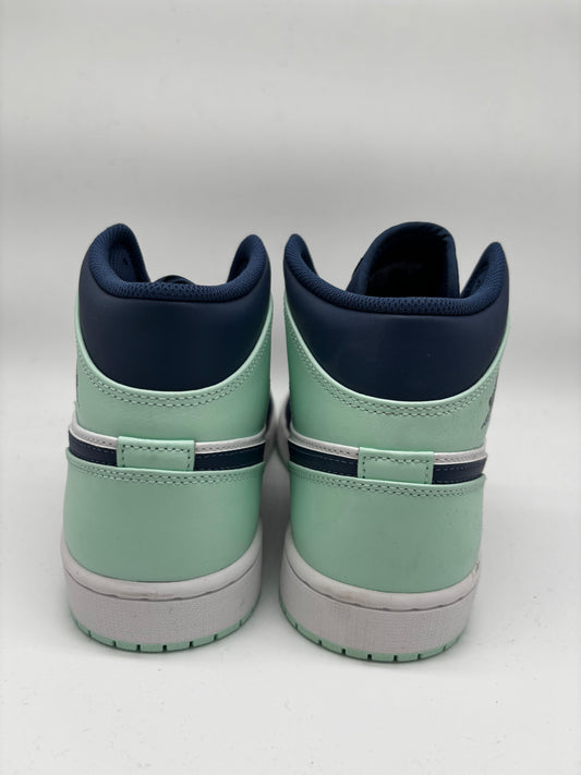 Air Jordan 1 Mid - Mystic Navy / Mint Foam - 554724-413