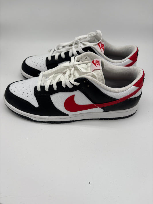 Nike Dunk Low Retro "Red Swoosh Panda" - Black/University Red 